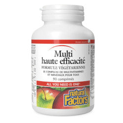 Buy Natural Factors High Potency Multi Vegetarian Online in Canada at Erbamin.
