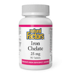 Buy Natural Factors Iron Chelate Online in Canada at Erbamin.