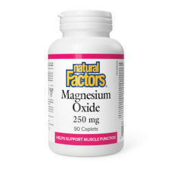 Buy Natural Factors Magnesium Oxide Online in Canada at Erbamin.