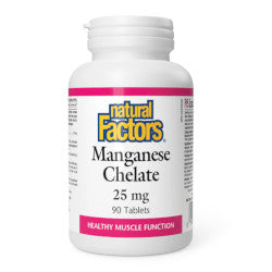 Buy Natural Factors Manganese Chelate Online in Canada at Erbamin.