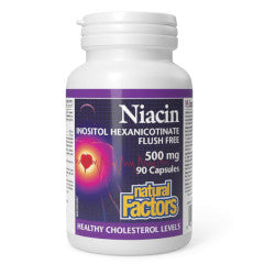 Buy Natural Factors Niacin Online in Canada at Erbamin.