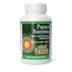 Buy Natural Factors Papaya Enzymes Online in Canada at Erbamin.