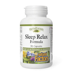Buy Natural Factors Sleep Relax Formula Online in Canada at Erbamin.