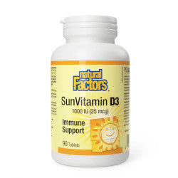 Buy Natural Factors SunVitamin D Online in Canada at Erbamin.