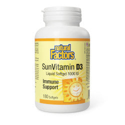 Buy Natural Factors SunVitamin D Online in Canada at Erbamin