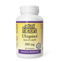Buy Natural Factors Ubiquinol Online in Canada at Erbamin.