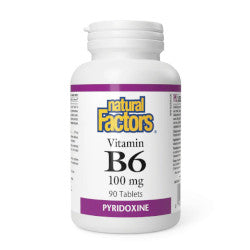 Buy Natural Factors Vitamin B6 Online in Canada at Erbamin.