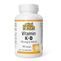 Buy Natural Factors Vitamin K+D Online in Canada at Erbamin.