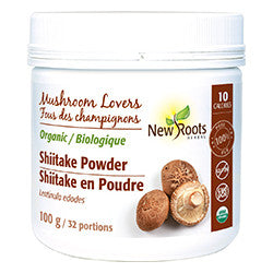 Buy New Roots Shiitake Mushroom Powder Online in Canada at Erbamin
