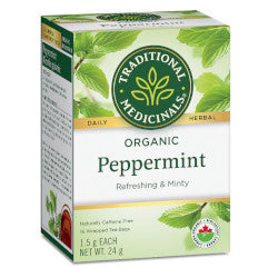 Buy Traditional Medicinals Peppermint Tea Online in Canada at Erbamin.