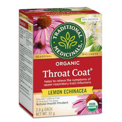 Buy Traditional Medicinals Throat Coat Online in Canada at Erbamin.