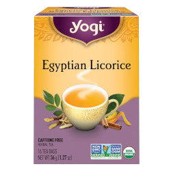 Buy Yogi Egyptian Licorice Tea Online in Canada at Erbamin.