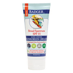 Badger Sport Sunscreen Cream SPF 35 - 87 mL