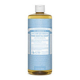 Dr Bronner's Pure-Castile Liquid Soap Baby Unscented - 946 mL