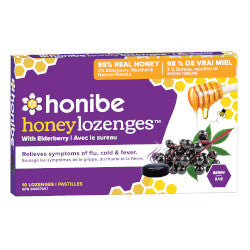 Buy Honibe Honey Lozenges with Elderberry Online in Canada at Erbamin