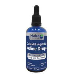 Buy Naka Platinum Colloidal Vegetable Iodine Drops Online in Canada at Erbamin