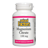 Buy Natural Factors Magnesium Citrate Online in Canada at Erbamin