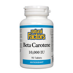 Natural Factors Beta Carotene 10,000 IU - 90 Tablets