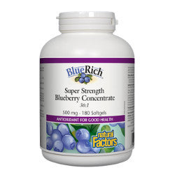 Natural Factors BlueRich 500 mg - 90 Softgels