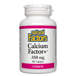 Natural Factors Calcium Factor+ 350 mg - 90 Tablets