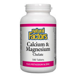 Natural Factors Calcium & Magnesium Chelate - Tablets