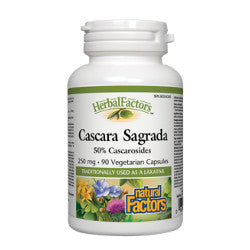 Natural Factors Cascara Sagrada 250 mg - 90 Capsules