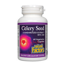 Natural Factors Celery Seed 75 mg - 60 Capsules
