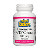 Natural Factors Chromium GTF 500 mcg - 90 Tablets