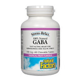 Natural Factors GABA 100 mg - 60 Chewable Tablets