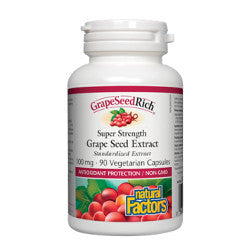 Natural Factors GrapeSeedRich 100 mg - 90 Capsules