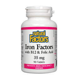 Natural Factors Iron Factors 35 mg - 90 Tablets
