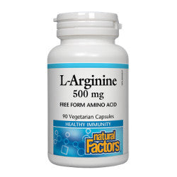 Natural Factors L-Arginine 500 mg - 90 Capsules
