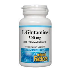 Natural Factors L-Glutamine 500 mg - 60 Capsules