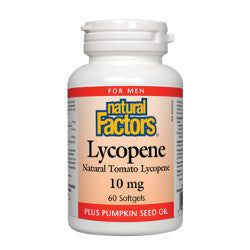 Natural Factors Lycopene 10 mg - 60 Softgels
