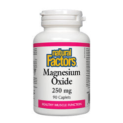 Natural Factors Magnesium Oxide 250 mg - 90 Caplets