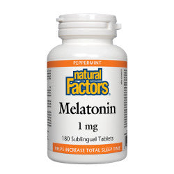 Natural Factors Melatonin 1 mg - 90 Sublingual Tablets