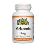 Natural Factors Melatonin 3 mg - 90 Sublingual Tablets
