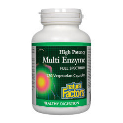 Natural Factors Multi Enzyme - 60 Capsules