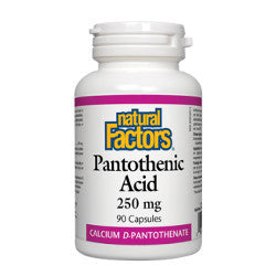 Natural Factors Pantothenic Acid 250 mg - 90 Capsules
