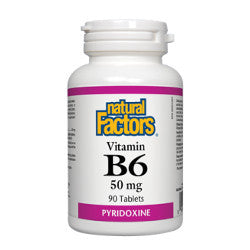 Natural Factors Vitamin B6 50 mg - 90 Tablets