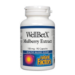 Natural Factors WellBetX Mulberry - 90 Capsules