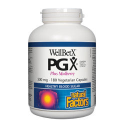 Natural Factors WellBetX PGX plus Mulberry - 180 Capsules