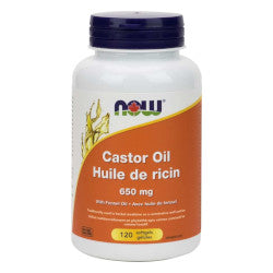 Buy Now Castor Oil 650 mg with Fennel Online in Canada at Erbamin