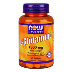 Now L-Glutamine 1500 mg - 90 Tablets