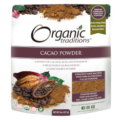 Buy Organic Traditions Cacao Powder Online in Canada at Erbamin