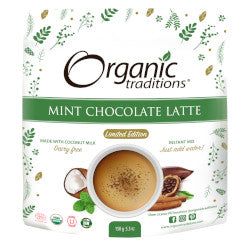 Buy Organic Traditions Mint Chocolate Latte Limited Edition Online in Canada at Erbamin