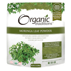 Buy Organic Traditions Moringa Leaf Powder Online in Canada at Erbamin