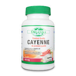 Organika Cayenne Pepper 100 mg - 90 Capsules
