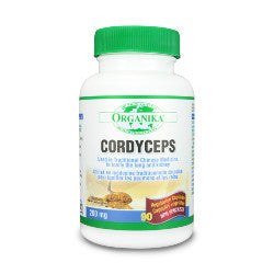 Organika Cordyceps Mushroom Extract 200 mg - 90 Capsules