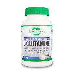 Organika L-Glutamine (Free Form) 500 mg - 180 Capsules